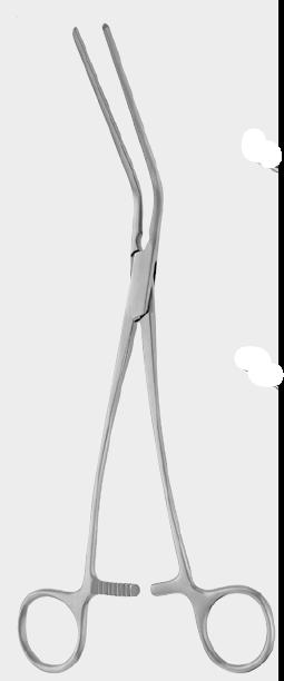 Атравматичний затискач ДЕБЕЙКІ (DEBAKEY), 30,0 см (cm), кутовий